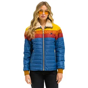 UNISEX TRAVELER LIGHTWEIGHT JACKET - SEA // RED