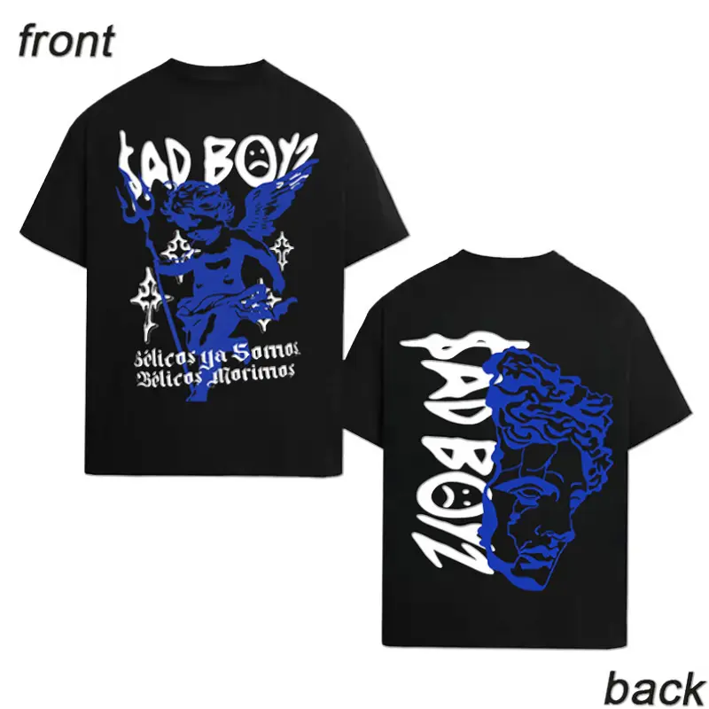 Sad Boyz Junior H Graphic T-Shirt, Vintage Hip Hop Rap Tee, Unisex Y2K Merch Fan Gift