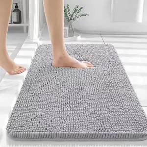 Quick Drying Bath Mat, Bathroom Drying Doormat, 1 Count Non-slip Soft Absorbent Bath Rug, Machine Washable Room Decor Bath Mat for Bathroom Floor, Home Decor Accessories