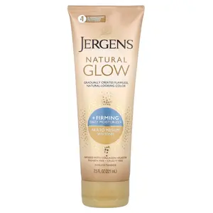 Jergens Natural Glow, Firming Daily Moisturizer, Sunless Tanner, Fair to Medium,  7.5 fl oz (221 ml)