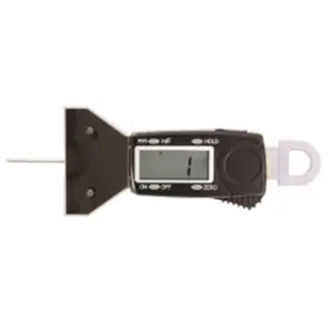 212 MAIN Digital Tire Tread Depth Gauge - Automotive, Digital Readout, Large Display, Spring Loaded, Wide Base, for Car Repair
