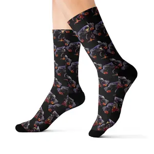 Baltimore Ravens Theme Sublimation Socks