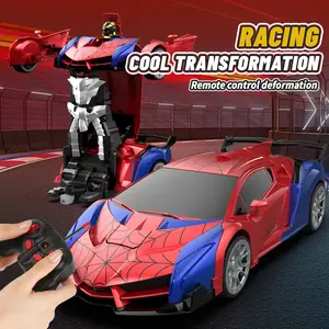 [SpringGlow-Up] Tibibee Transform Easter RC Cars for Boys 3-15,2.4Ghz Remote Control 1:18 $cale Robot Defomation360' Rotation Rechargeable Batteries Included High-Quality ABS Plastic Gift Set,Blackfriday,Christmas