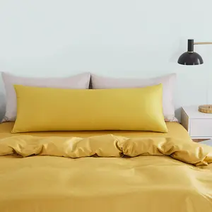 Bedsum Brushed Microfiber Body Pillow Cover, Super Soft with Envelope Closure, for Side Sleepers