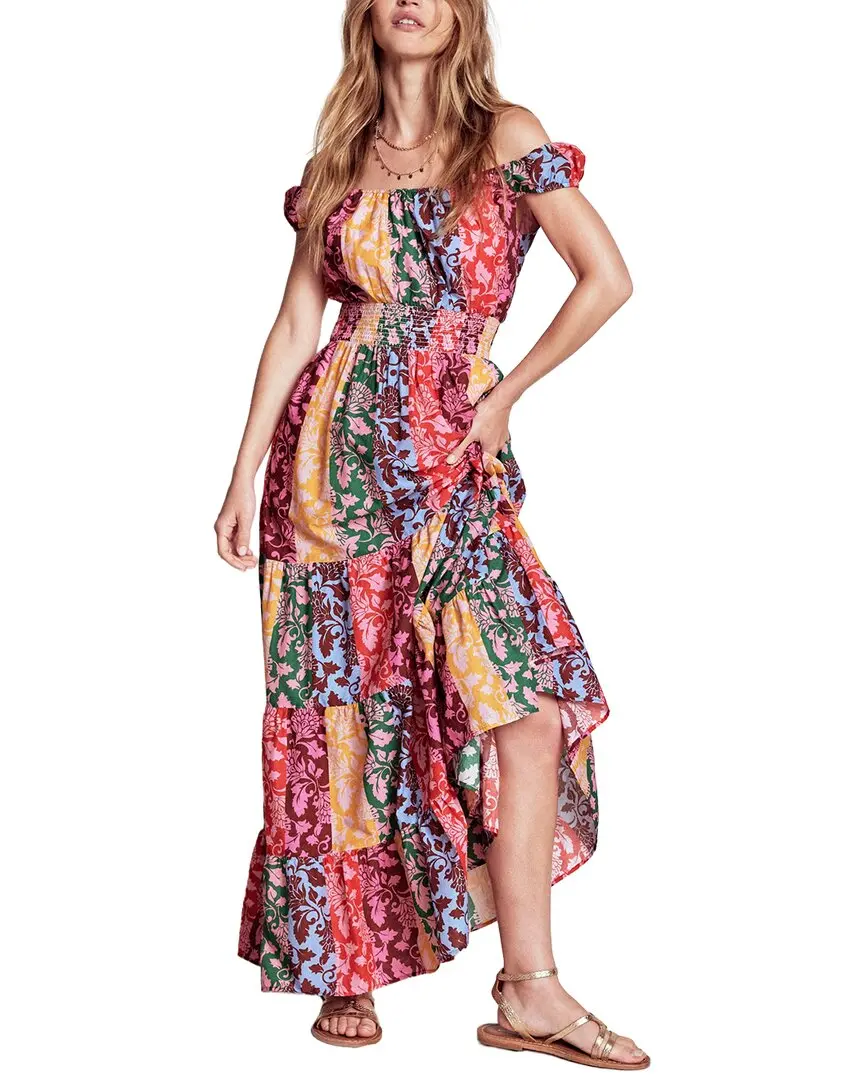 Boden Scoop Tiered Dress