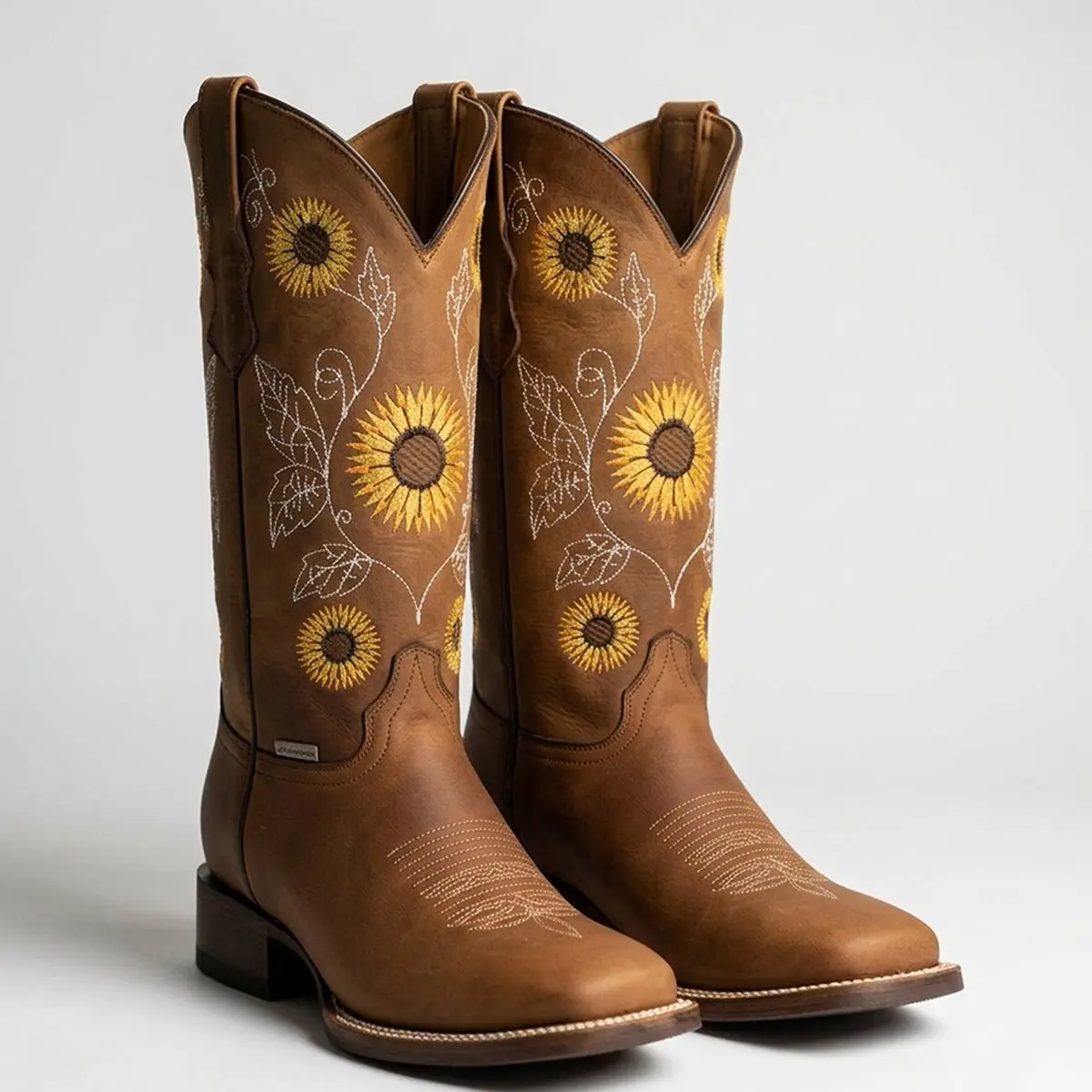 Women's Sunflower Square Toe Cowgirl Boots