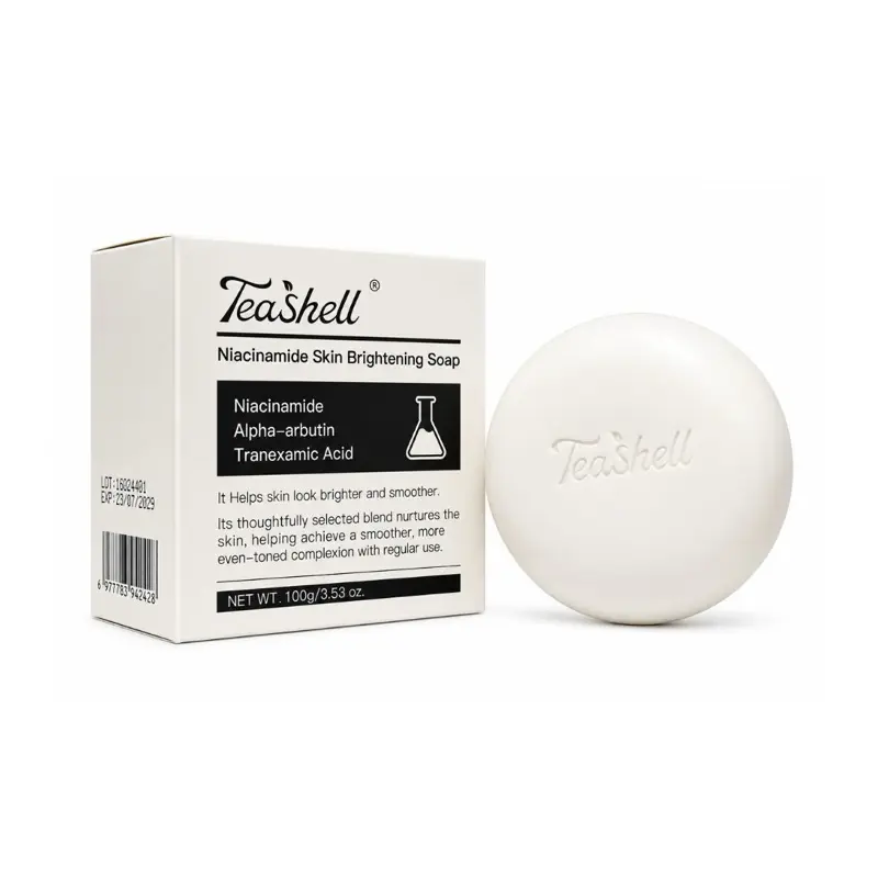 Tea Shell Niacinamide + Alpha Arbutin Cleansing Soap, 100g