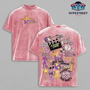 Hannah Montana 20th Anniversary Shirt - B Worlds Vintage Washed Graphic Tee, Pop No Shirt, hannahmontana, bestofbothworlds, 2 nostalgiatee, popculturetee