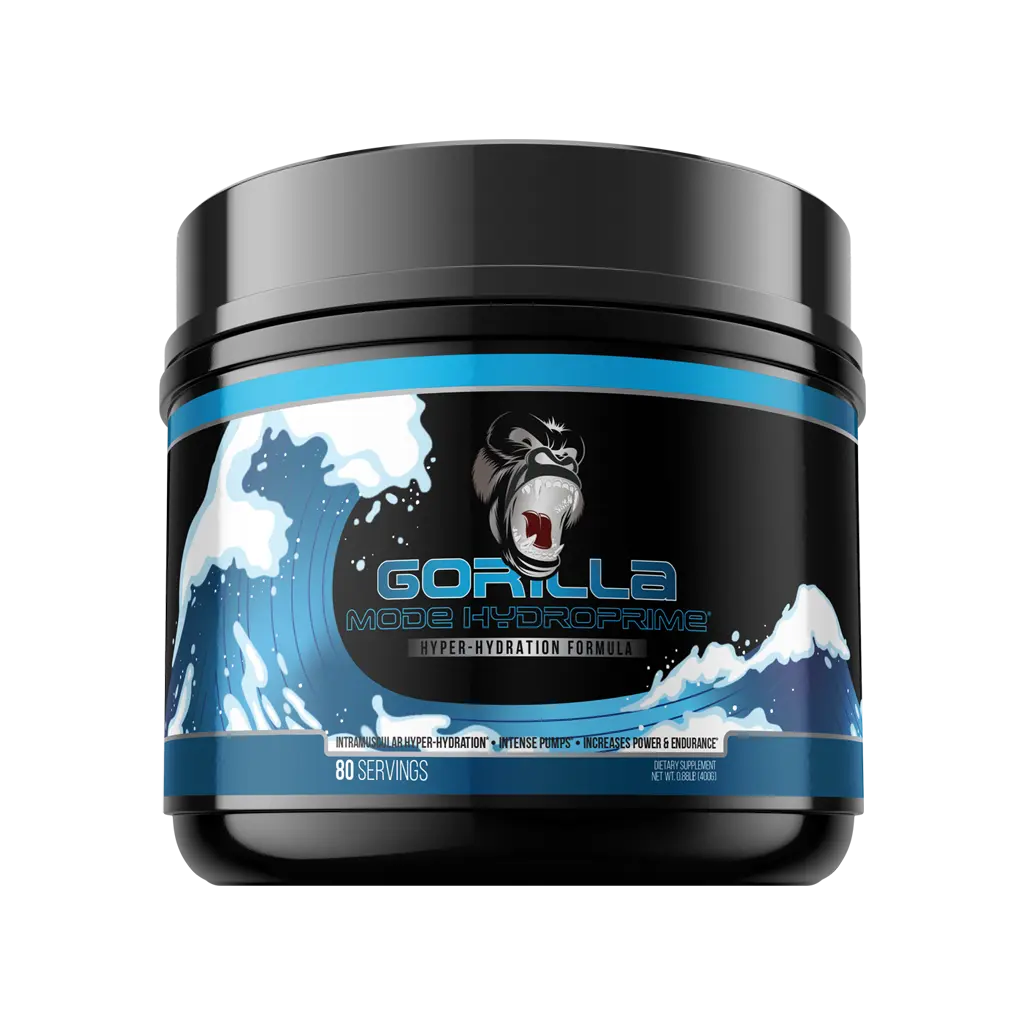 Gorilla Mind Hydroprime Glycerol Powder - Hydrating Pre Workout Formula  400g (Unflavored)