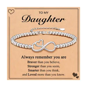 Infinity Heart Bracelet for Granddaughter Daughter Niece Birthday Christmas Gifts