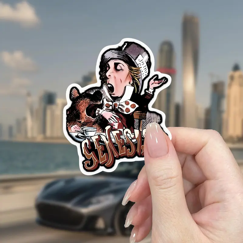 Humorous Gift Idea for Genesis Band Stickers That Are Perfect for Car Bumpers, Notebooks, And Other Decals.