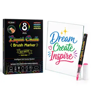 8/12/24 Colors Acrylic Markers, Quick Drying, Fade Resistant, Perfect for Painting, Illustrations, Handcrafted Art, DIY Projects