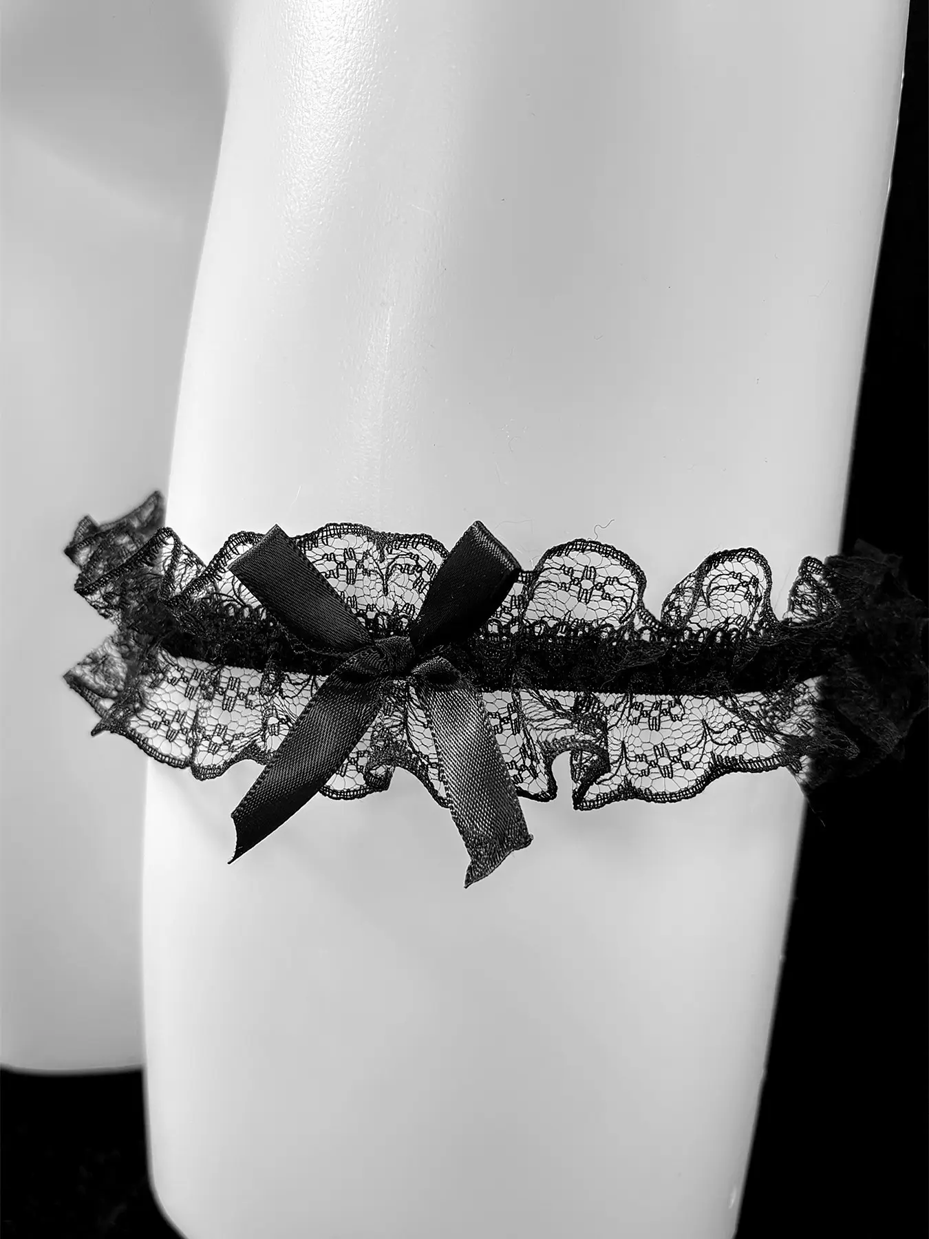 Elastic Lace Garter Belt, Bow Leg Ring, Women's Fashion Elegant Decoration, Mesh Ribbon Thigh Ring, Elegance, Stylish, Fashionable and Comfortable, Fit, Accessory