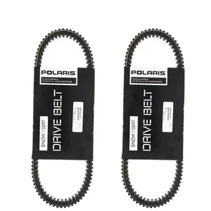 "Pack of 2 Polaris OEM 3211180 Secondary Clutch Drive Belts for RZR XP 1000 – Dual Genuine Replacement Parts"