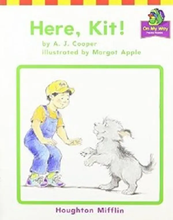USED Book - Houghton Mifflin Reading: The Nation's Choice: On My Way Practice Readers Theme 6 Grade K Here, Kit! by Hm (Paperback) - english