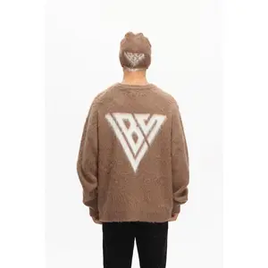 Felidae Brown Crewneck