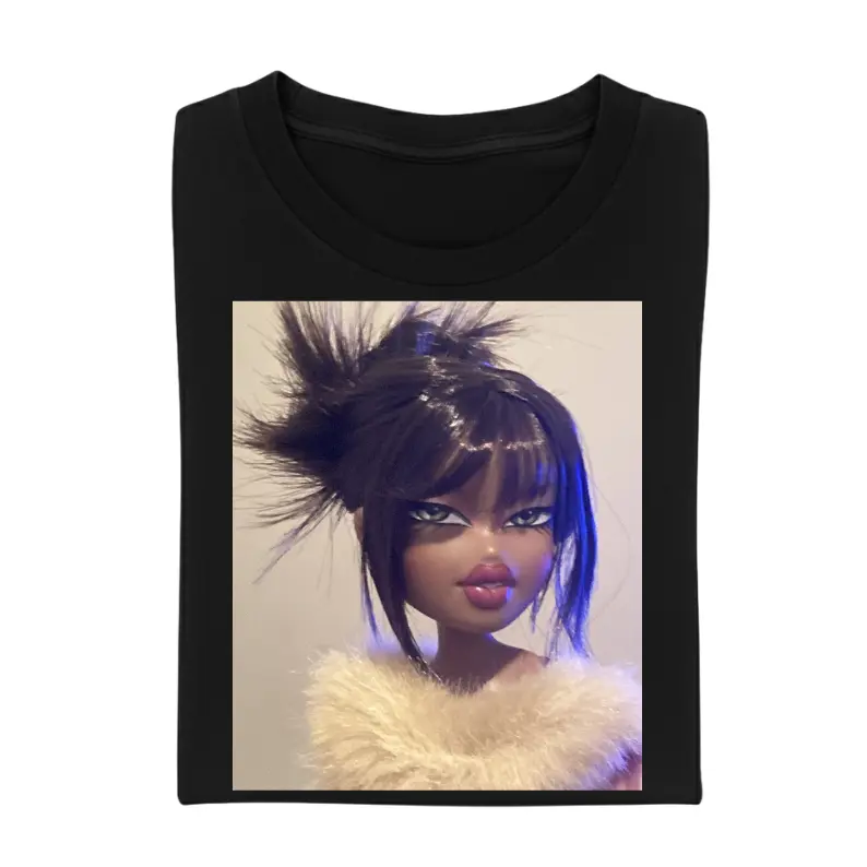 Barbie Confident T-Shirt, Aesthetic, Y2K Style Tee, Retro Fashion Doll Merch, Gen Z Nostalgia Gift For Women, Friends, Short Sleeve, Crew Neck, Cotton