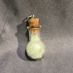 Uranium Glass Pendant - Handmade Jewelry