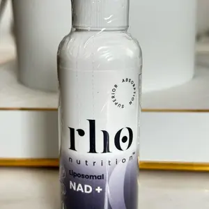 Rho Nutrition Liposomal NAD+ Ultra High Absorption Liquid Supplement 4 oz 120 ml Supports Cellular Longevity Healthy Aging Energy Metabolism and Vitality