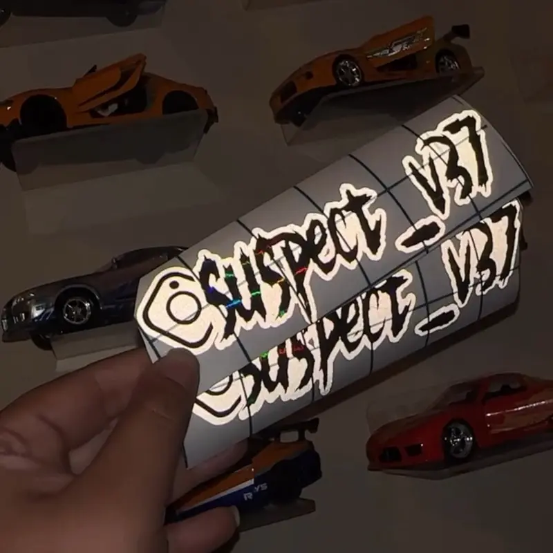 Instagram decals REFLECTIVE 2pk