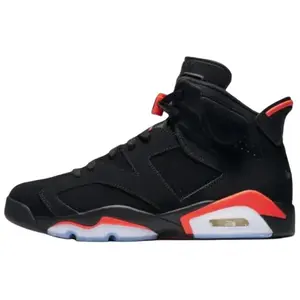 Jordan Air Jordan 6 Anti Slip Wear Resistant High Top Vintage Basketball Shoes Unisex Black CT8529-001