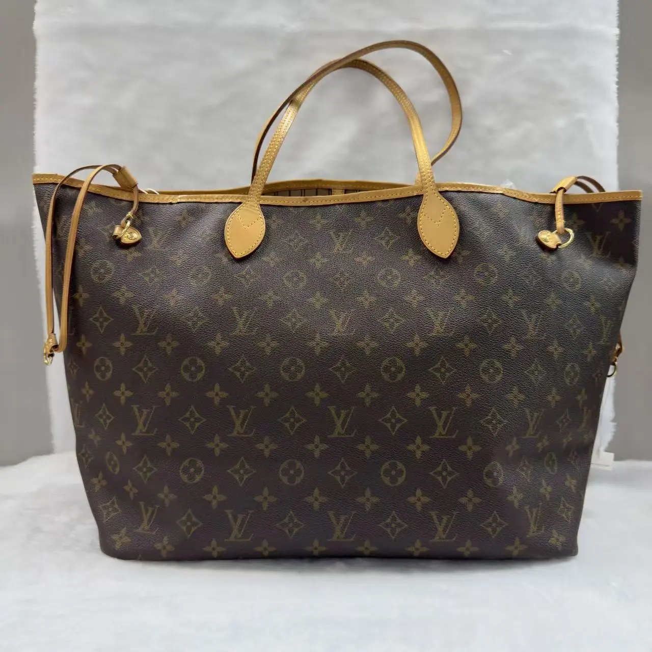 Pre-owned Louis Vuitton Neverfull GM Monogram Canvas Large Tote Bag – Brown GUA812