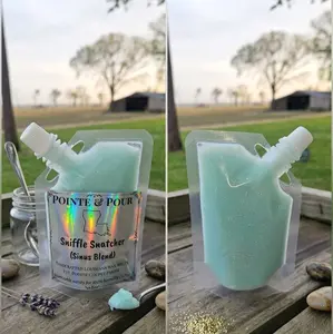 Pointe & Pour Sniffle Snatcher (Sinus Blend) Squeezable Wax Melt for Relaxation and Aromatherapy