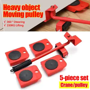 Universal Furniture Mover with Wheels – Heavy Duty Pulley Dolly for Easy Moving of Large Furniture, Sofa, Bed & Cabinet, Home Relocation Tool