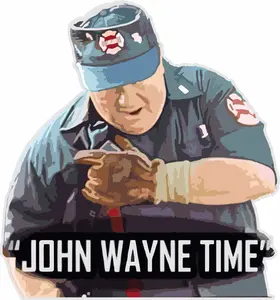Firefighter Decal Sticker REFLECTIVE John Wayne Time Fire Deparment Decal Tiktok Firefighter Decal Sticker REFLECTIVE John Wayne Time Fire Deparment Decal Tiktok