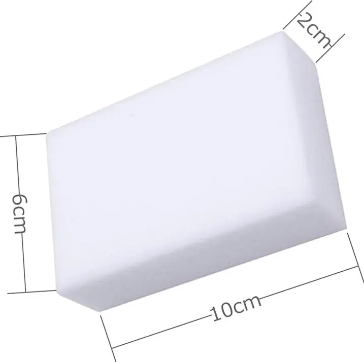 10 Pack Melamine Cleaning Sponges, Multi Surface Eraser Sponges for Kitchen, Bathroom, Sink, Bathtub, Furniture & Household Cleaning, White