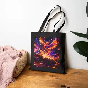 Fiery Book Phoenix Bag