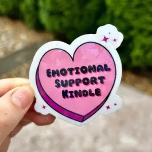 Emotional Support Kindle Sticker Emotional Support Kindle Sticker