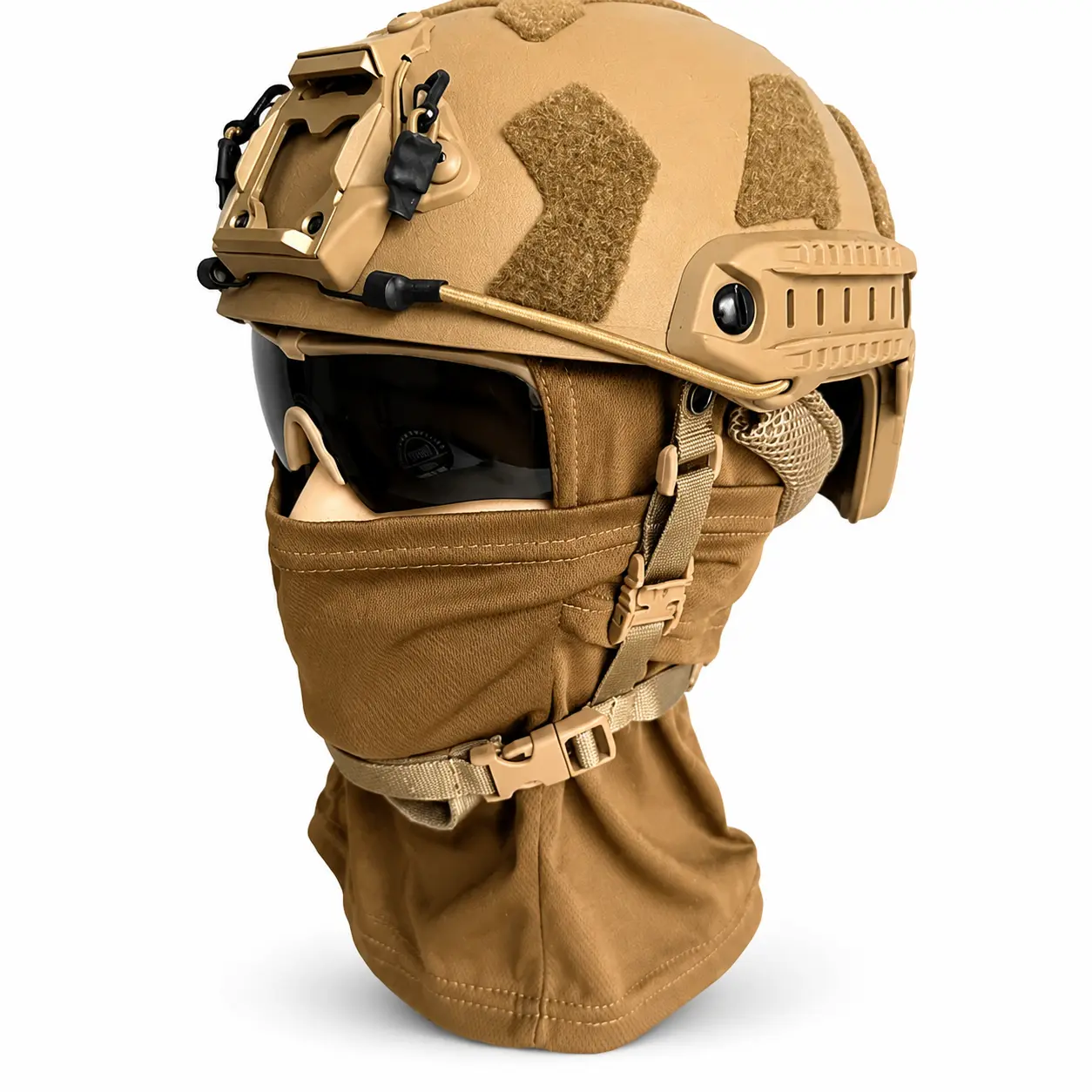 AQzxdc Tactical Goggles Set -Helmet & Multi-Lens Goggles & Full Face Mask, CS Gear for Outdoor Sports