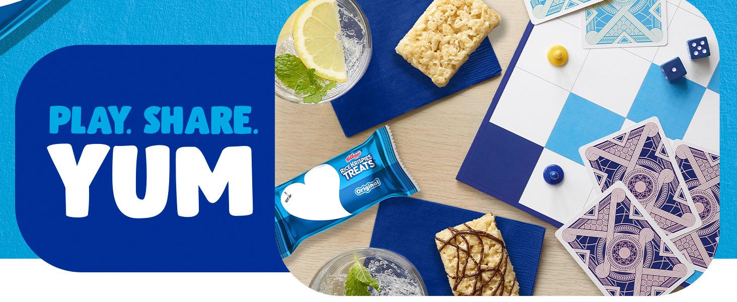 Rice Krispies Treats Crispy Marshmallow Squares, Kids Snacks, Cereal Bars, Variety Pack, 12.1oz Box (16 Bars) Rice Krispies Treats Crispy Marshmallow Squares, Kids Snacks, Cereal Bars, Variety Pack, 12.1oz Box (16 Bars)