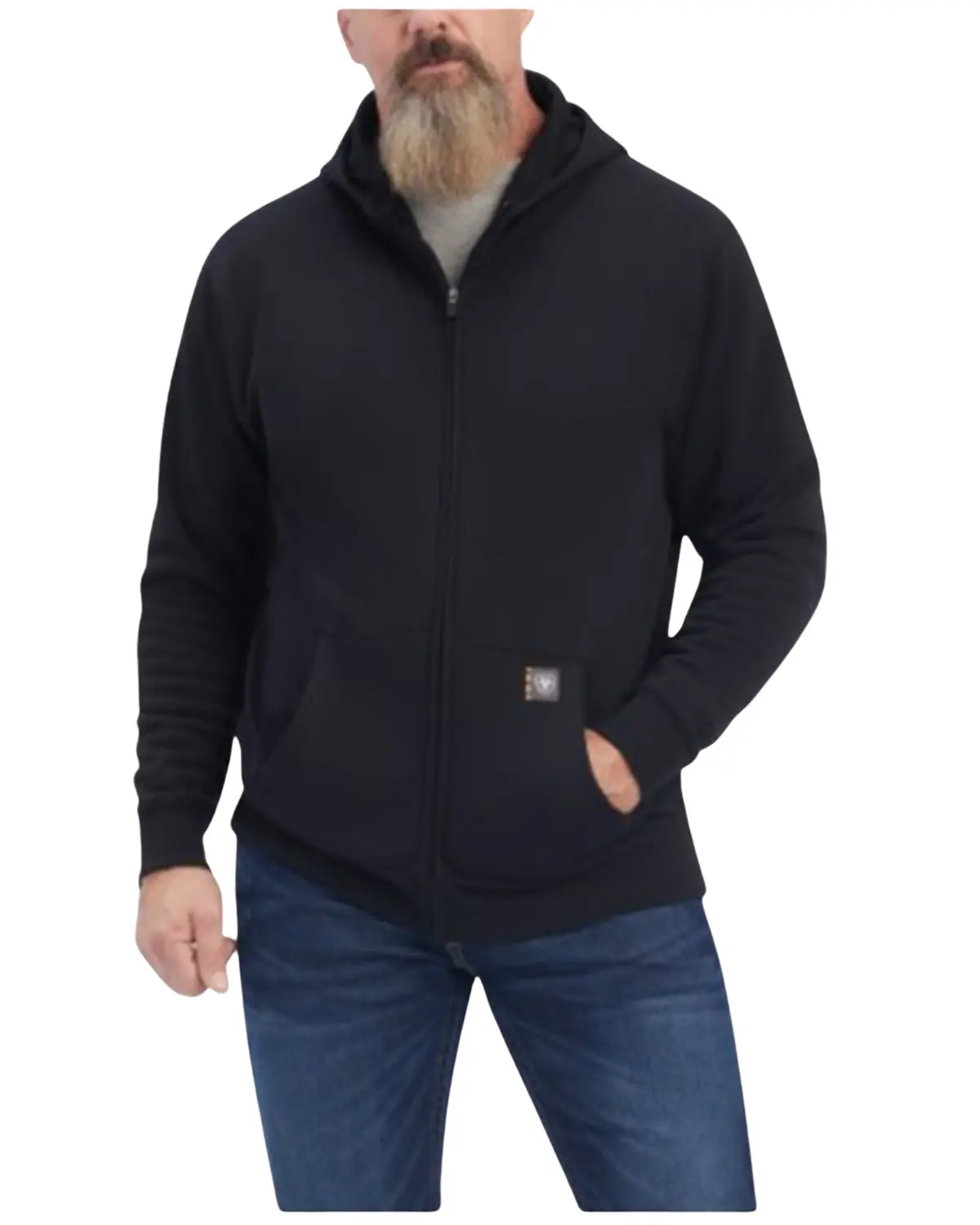 Ariat Men's Men'S Rebar Workman Reflective Flag Graphic Hooded Work Jacket - 10041497