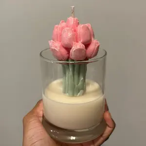 Bouquet candle