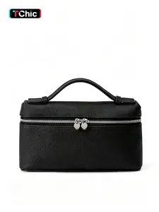 High-Quality Soft PU Leather Crossbody Shoulder Bag, Fashionable Minimalist Heart Lock Dual Zipper, All-Season Casual Style, Crossbody Purse, Casual Crossbody Bags
