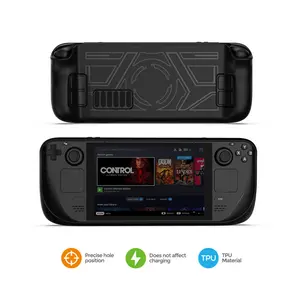 Steamdeck game console protective case, TPU protective anti-slip and anti-drop rubber sleeve, hard shell for game console protection.