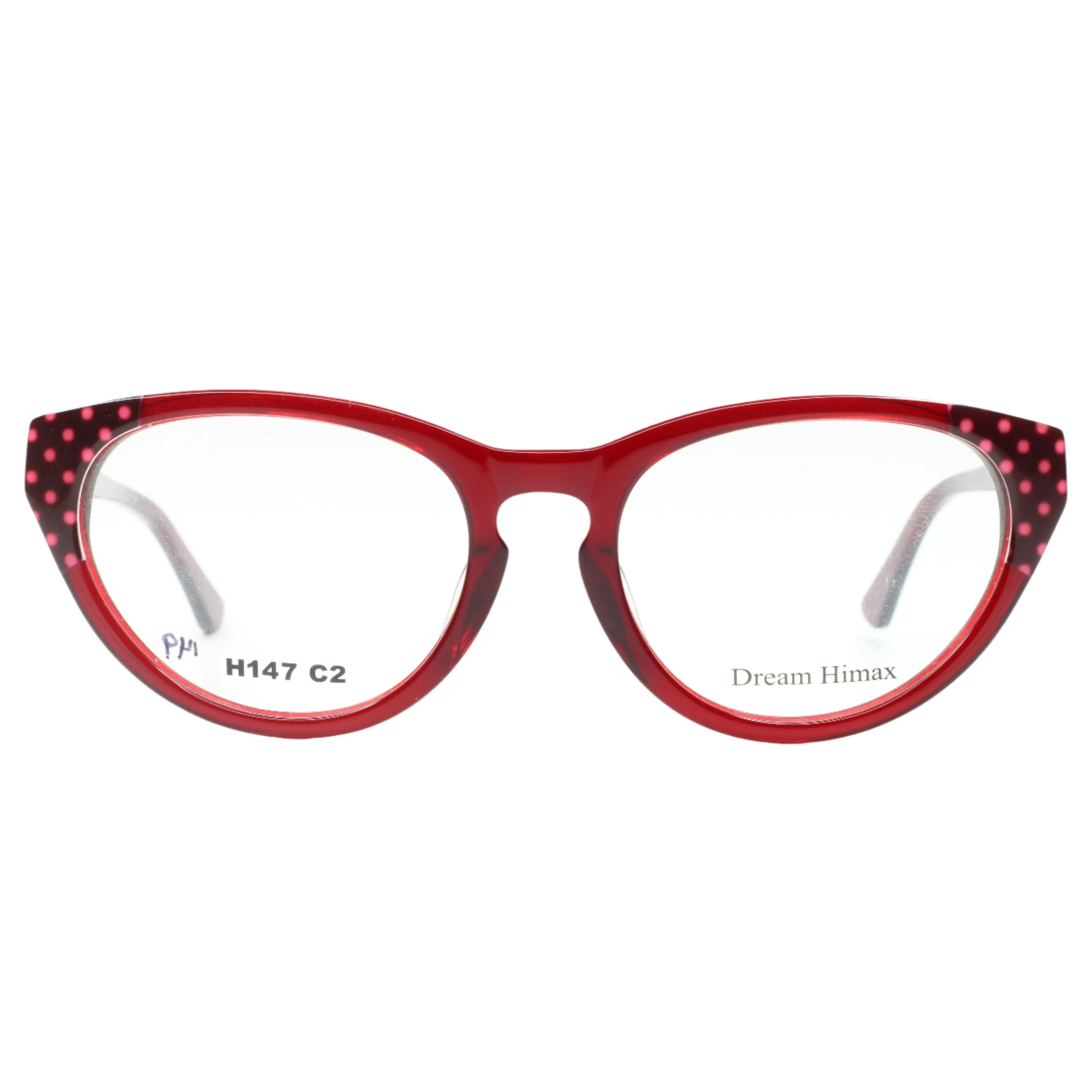Dream Himax H147 Burgundy Pink Designer Italy Eyeglasses -Wo