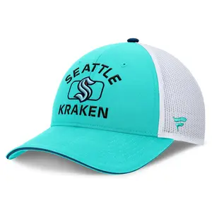 Seattle Kraken Rink Structured Trucker Ice Blue