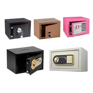 Coin Slot Safe, Wall-Mountable Security Cabinet, Ideal for Office, Home, Hotel, Locker Room, Stores Cash, Jewelry, Important Items
