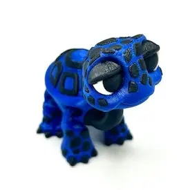 Blue with Black