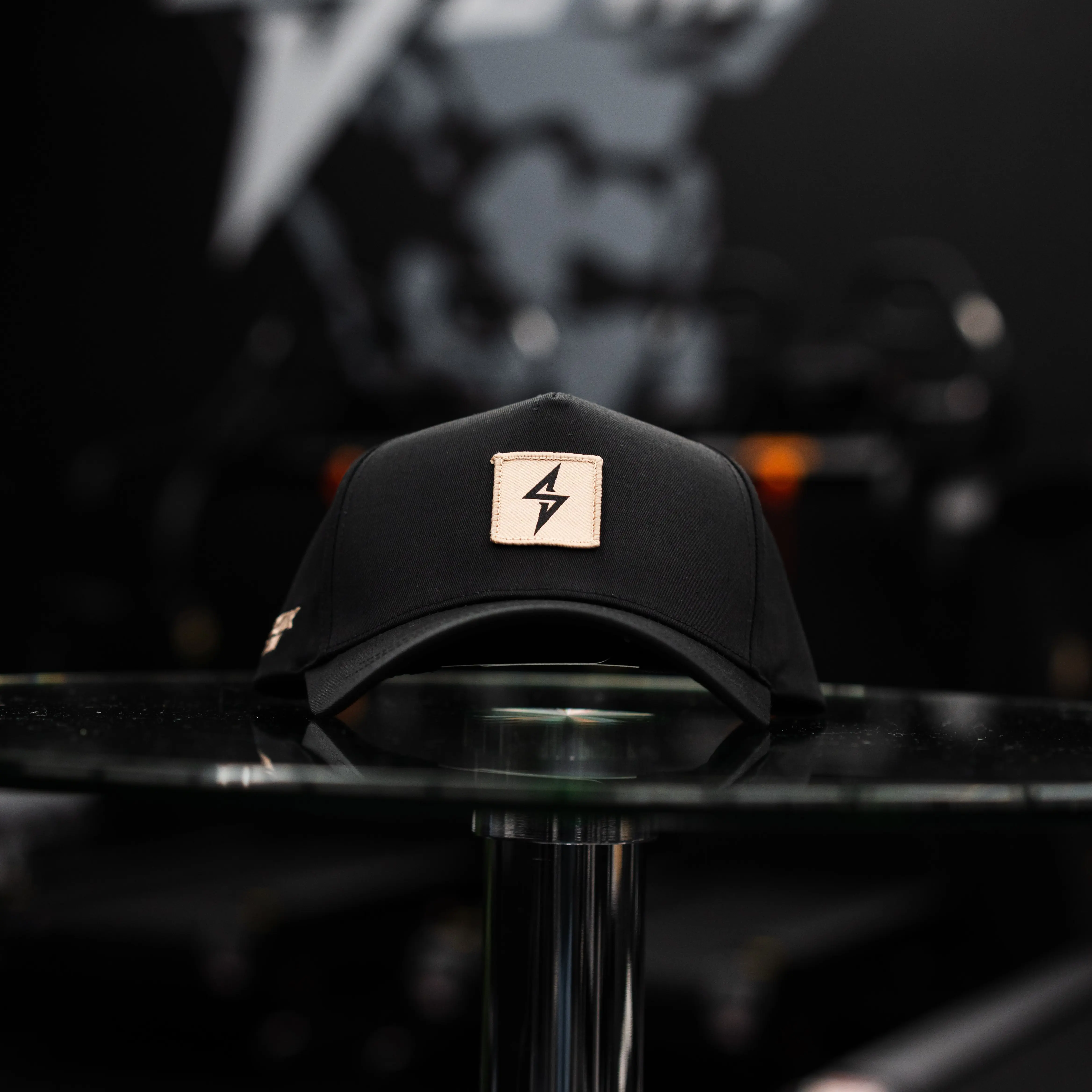Stoik Gym x BXACTIV Cropped Snapback Hat, Black