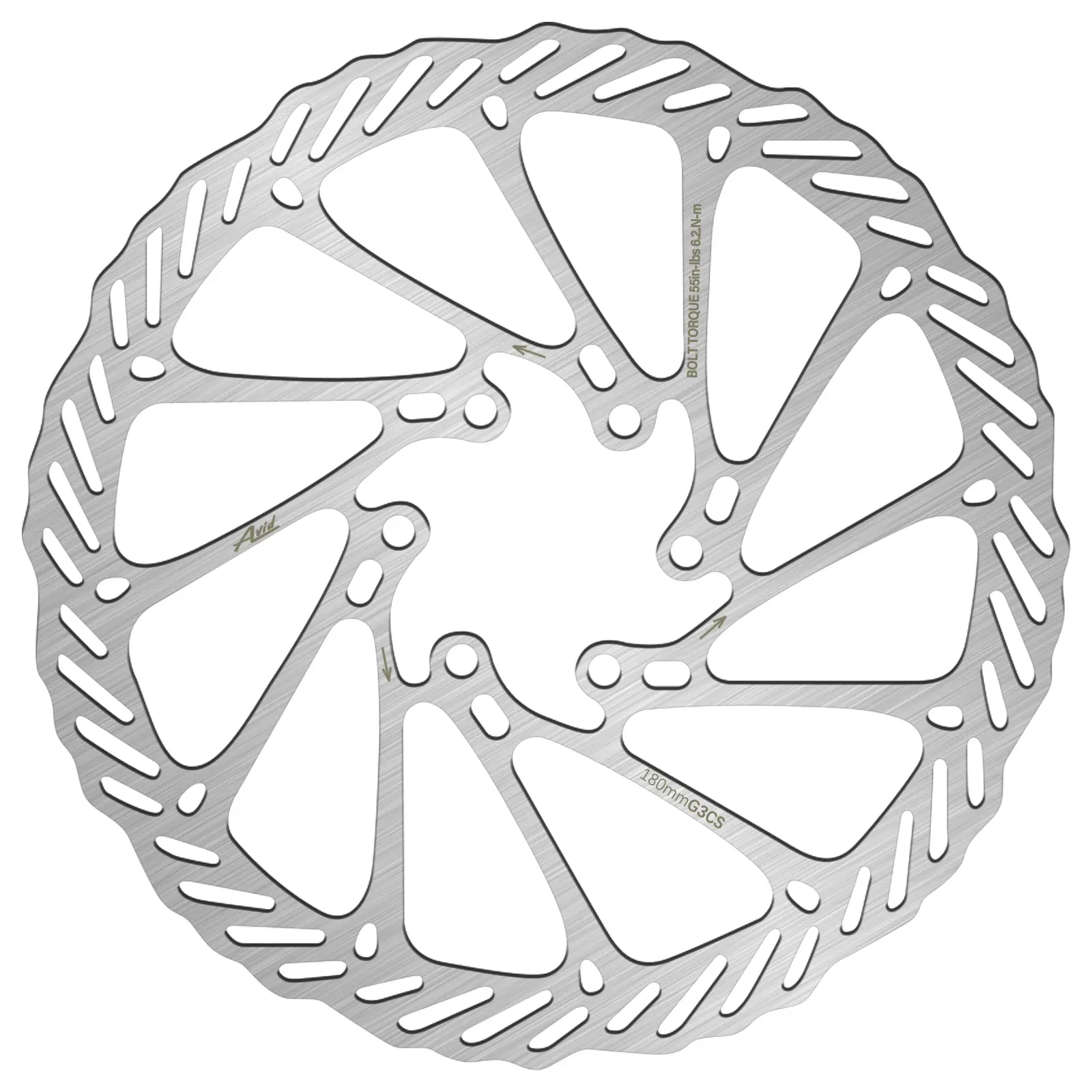 BUCKLOS 6-Bolt Disc Brake Rotor (140/160/180/203mm): Stainless Steel Bicycle Rotors with M5 Bolts, 44mm Standard BCD for MTB, Road Bike, E-bike & BMX, Heat Dissipation Upgrade, Brake Parts, Disc Brake Mount Components & Parts