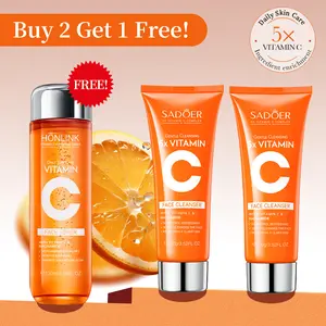 [Buy 2 Get 1 Free] 5X Vitamin C Face Wash with  Niacinamide - Korean Facial Cleanser, Deep Cleansing, Gentle Exfoliating & Moisturizing - Skincare