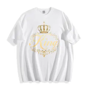 Classic Royal Style Unisex T-Shirt King Crown Design Perfect For Casual Wear And Summer Outfits Ideal Gift For Him Her Or Any King Lover