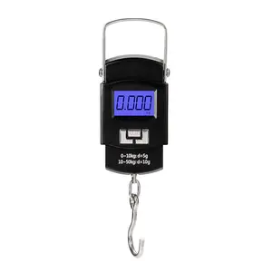 Digital Fish Scale Hanging Scale, Stainless Steel Hook Scale, Professional Fishing Accessories for Freshwater Fish, Saltwater Fish, Camping
