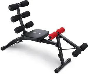 MERACH Ab Machine, Multi-Functional Adjustable Ab Trainer, Ab Workout Bench for Home Gym, Sit Up Machine for Abdominal, Exercise Chair for Full Body Workout