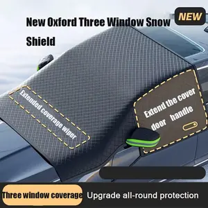 Magnetic Car Windshield Snow Cover, High Strength Oxford Fabric, Easy Installation, Suitable for Large Vehicles, Winter Weather Resistant, Windscreen Shade Cover