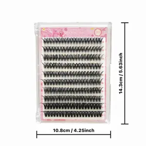 Exclusive offer for regular customers: No glue, no removal - our lazy-style natural segmented synthetic false eyelashes. bottom lash clusters